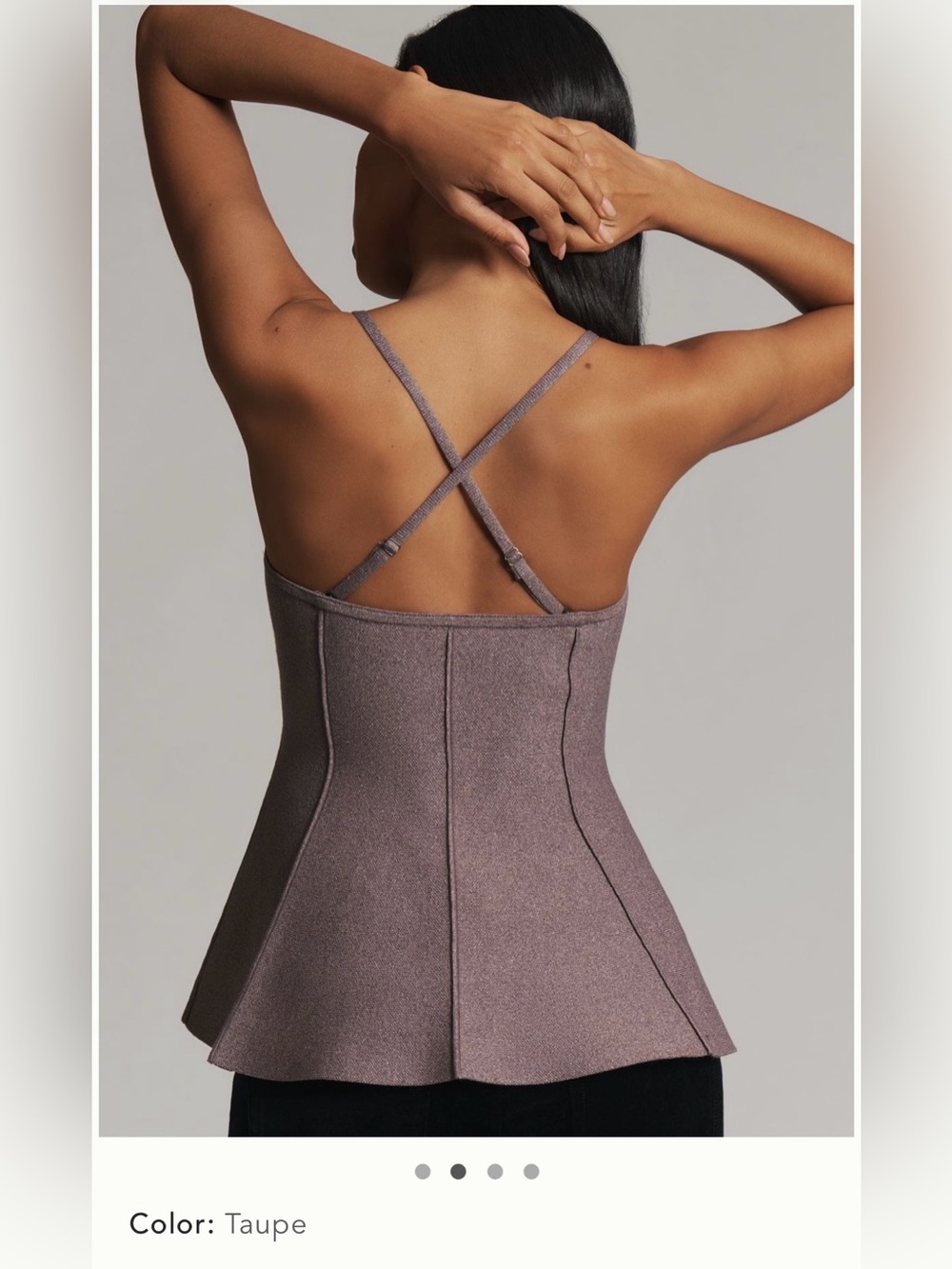 Pilcro Hourglass Sparkly Sweater Tank - Picture 4 of 9
